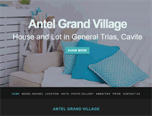 Tablet Screenshot of antelgrandvillagegeneraltrias.com